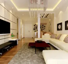 九零后理想家居,汇景公寓现代简约44.25平米一