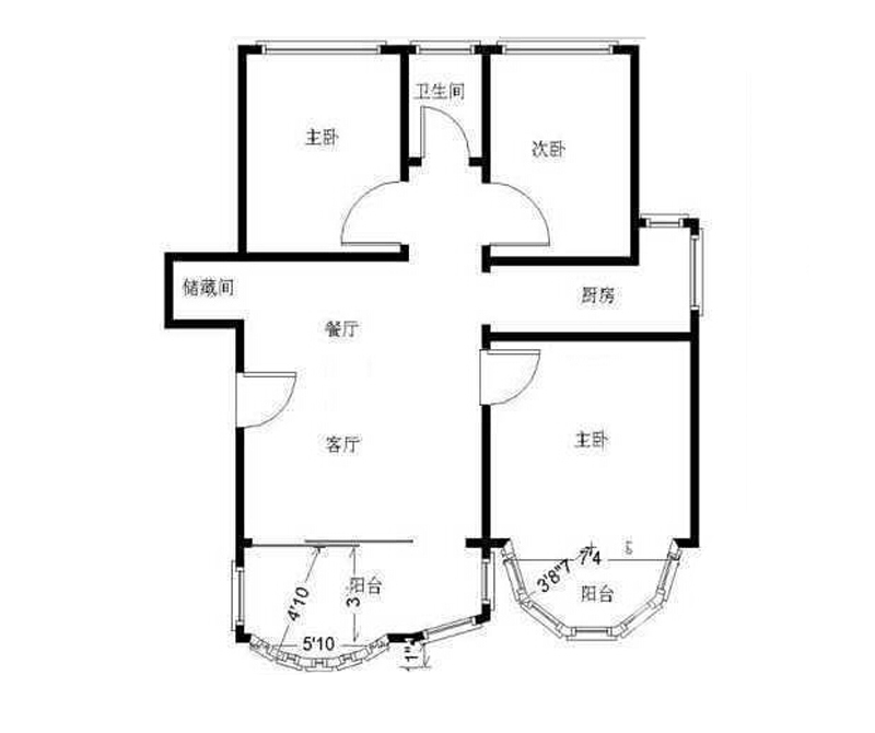 汇贤居-三居室-115.00平米-装修设计