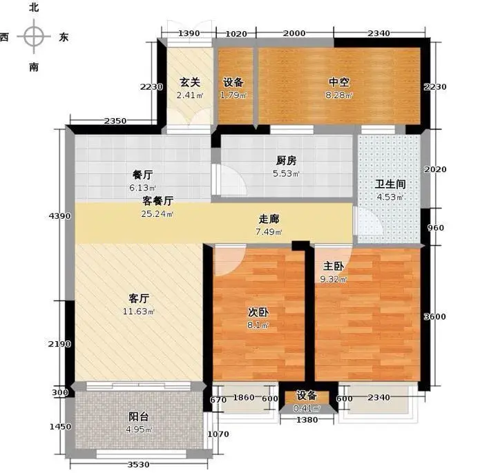 8万-合肥宝能城装修案例-合肥房天下家居装修网