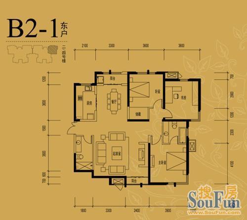 白桦林间-三居室-中式风格