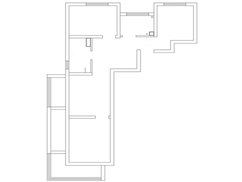 翠屏诚园-二居室-85.00平米-装修设计