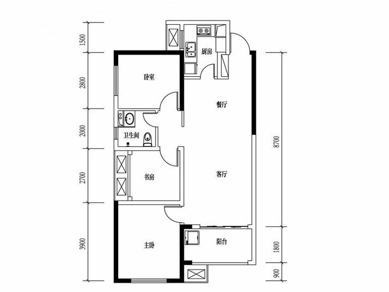 泥巴公社-8万元打造90平日式家居
