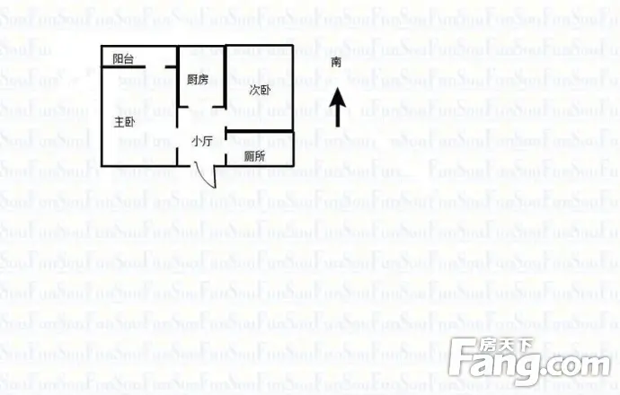 棉二高层户型图