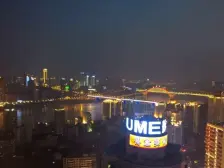 解放碑+八一好吃街+高楼层看江视野好+双轻轨