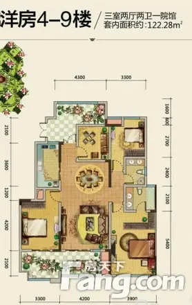 金科廊桥水乡别墅户型图