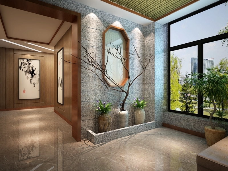 白桦林·明天138㎡新中式风格装饰设计