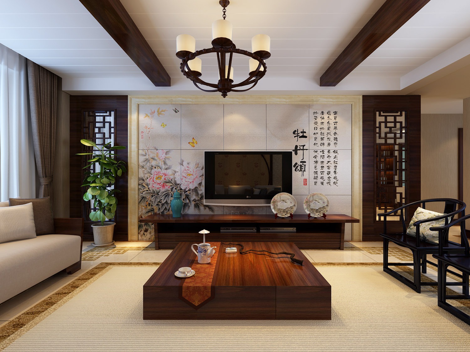 中式风格-143平-三居室