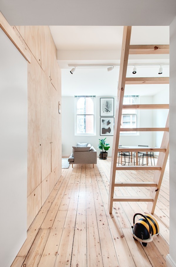 122平米三居室极简风格装修 木材打造的健康