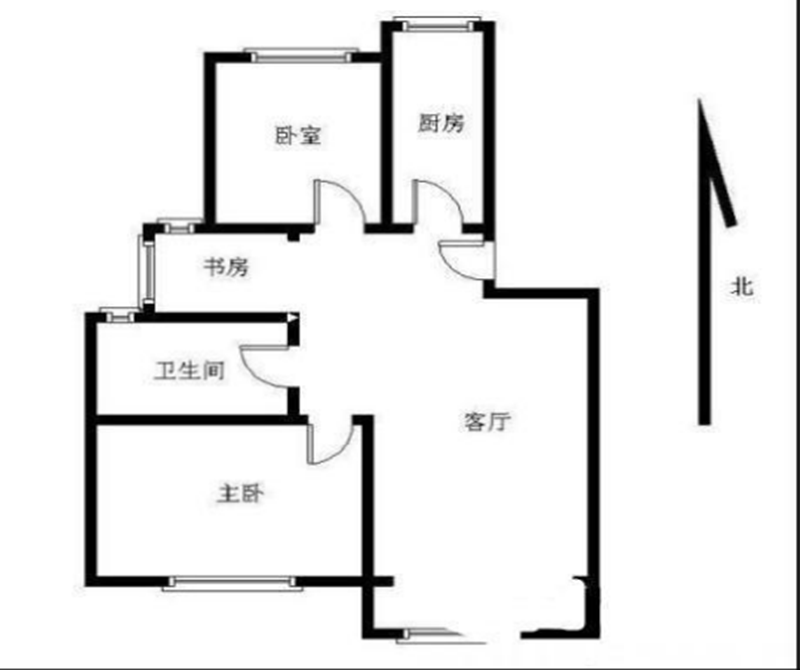 金地名京-三居室-88.00平米-装修设计