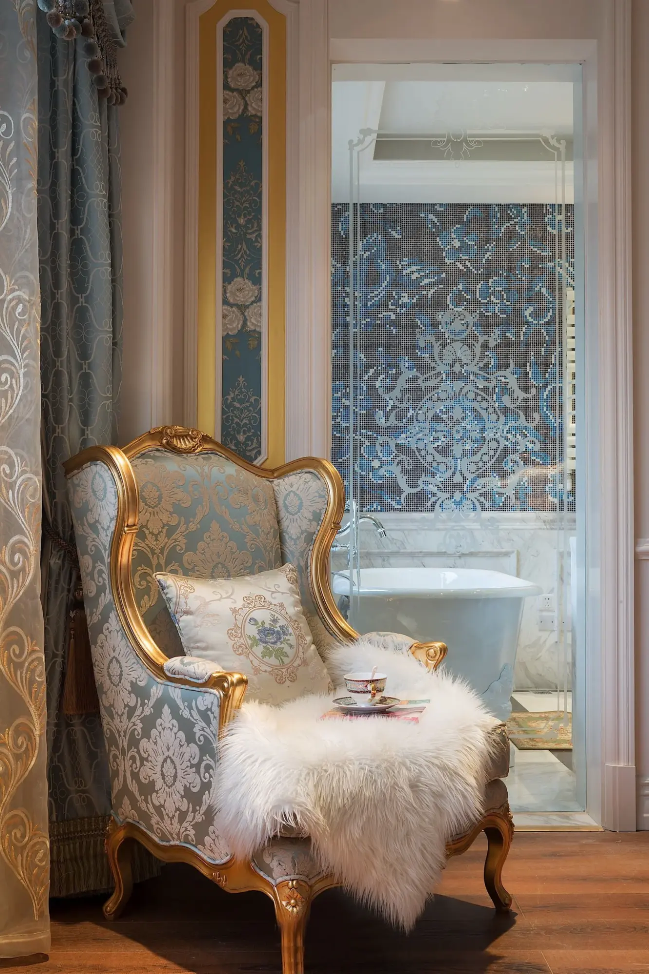 新古典风格五居室320平米25万_龙湖香醍漫步别墅装修案例-常州房天下