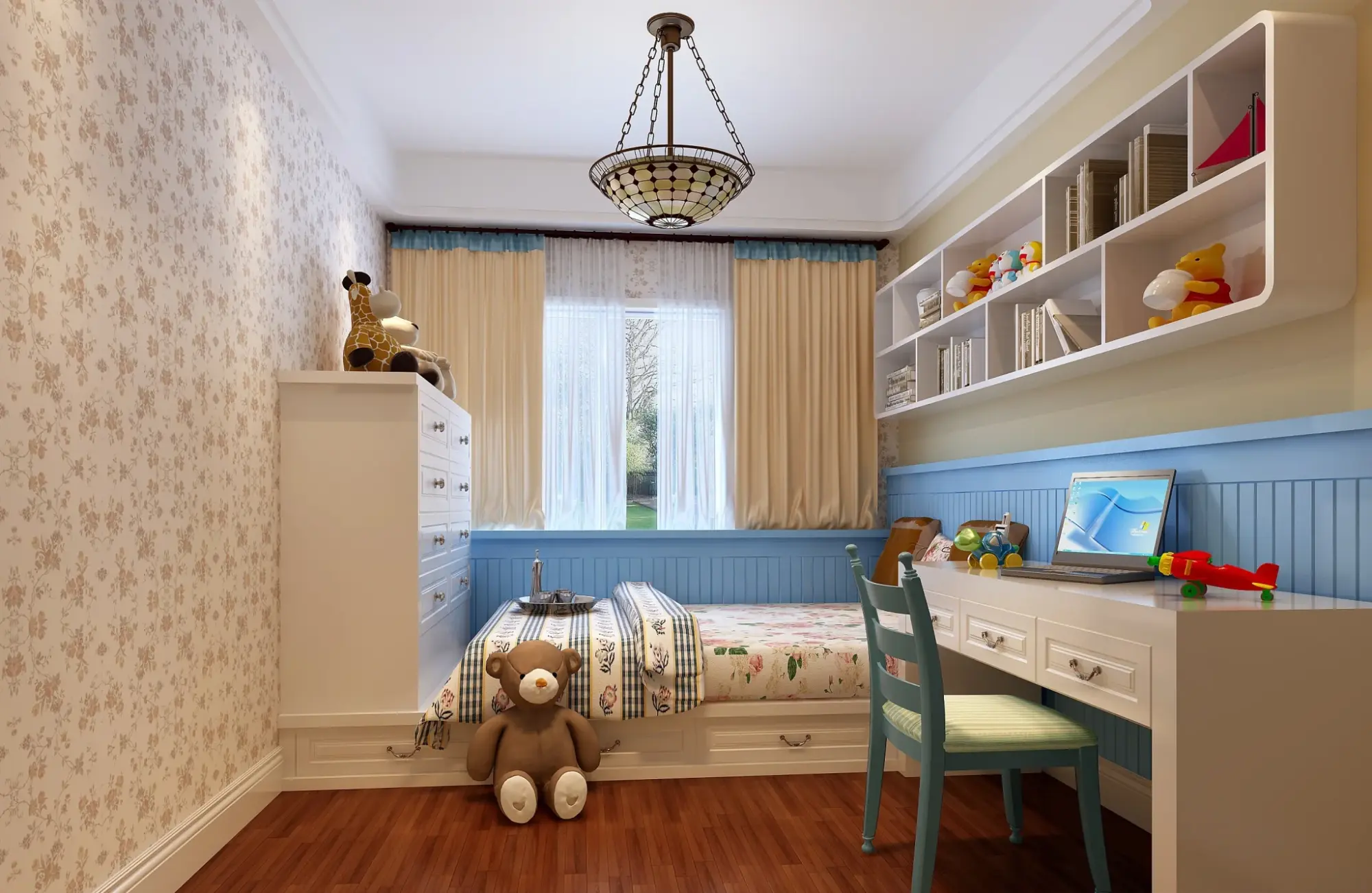 100平地中海风格装修效果图 看看家里的灯具怎么选