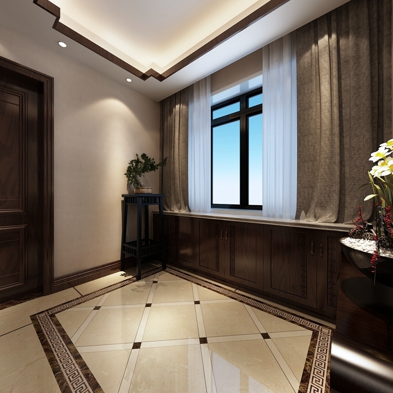 曲江亮丽家园三居室130平米装饰设计